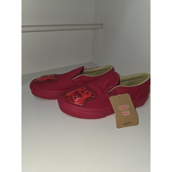 Vans Other - Vans x Haribo Kids Slip-On Red Gummy Bear Shoes Size 3.0 US - New Without Box